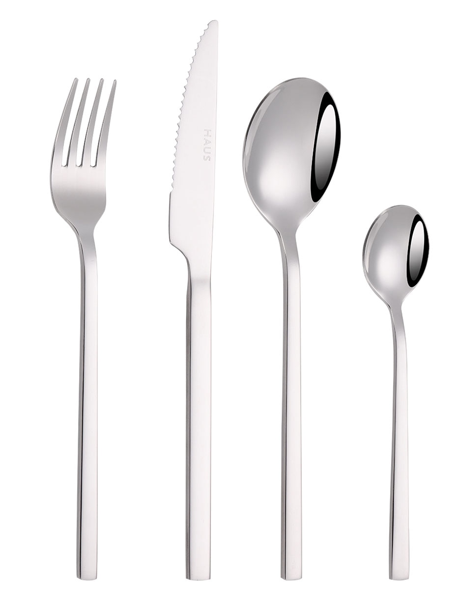 Set cubiertos Dazzle de acero inoxidable 24 piezas