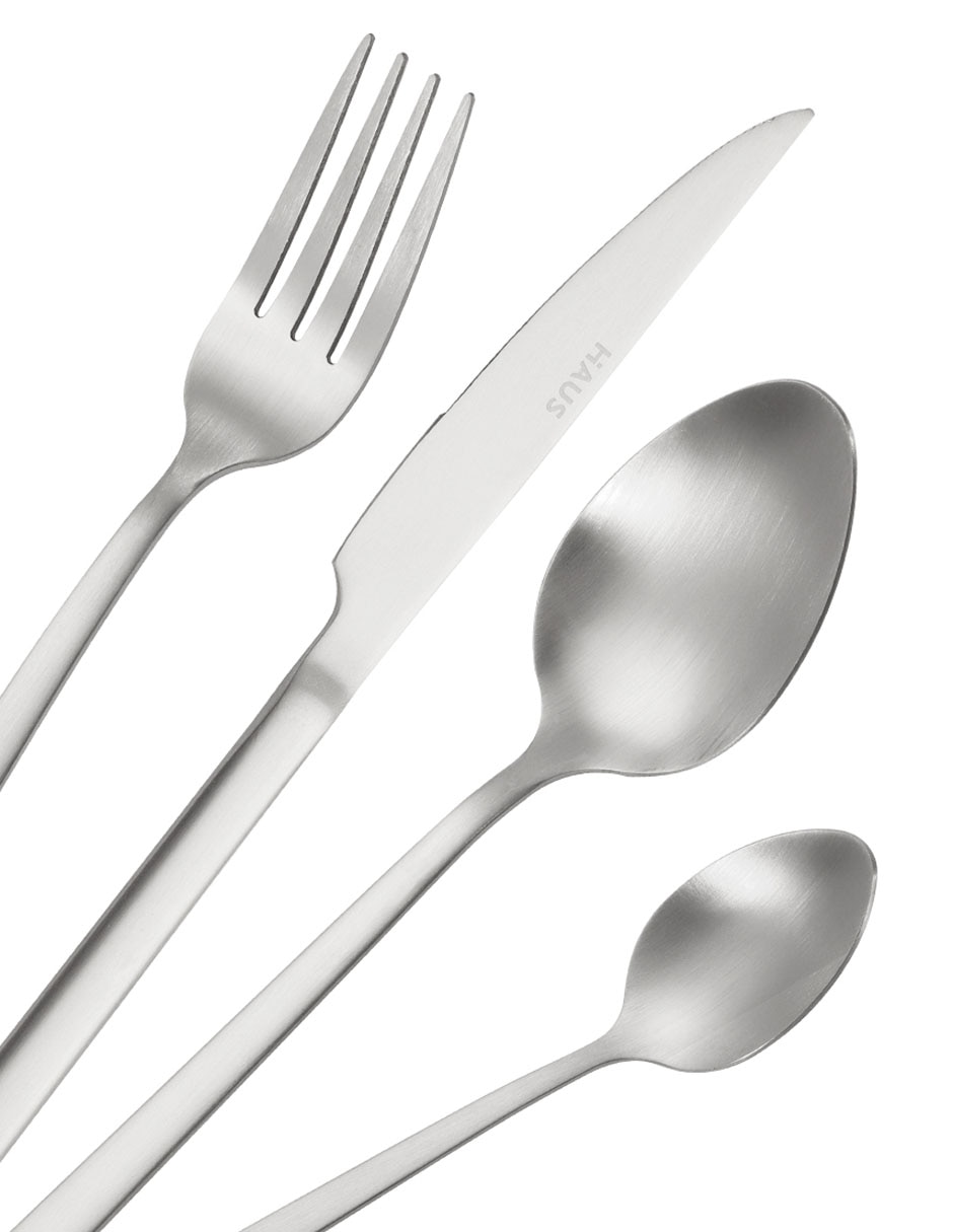 Set cubiertos Glow de acero inoxidable 24 piezas 4
