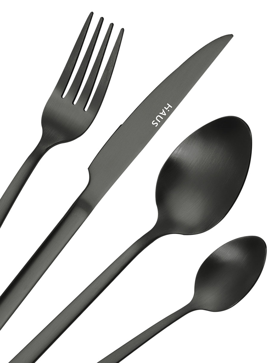Set cubiertos Glow de acero inoxidable 24 piezas 4