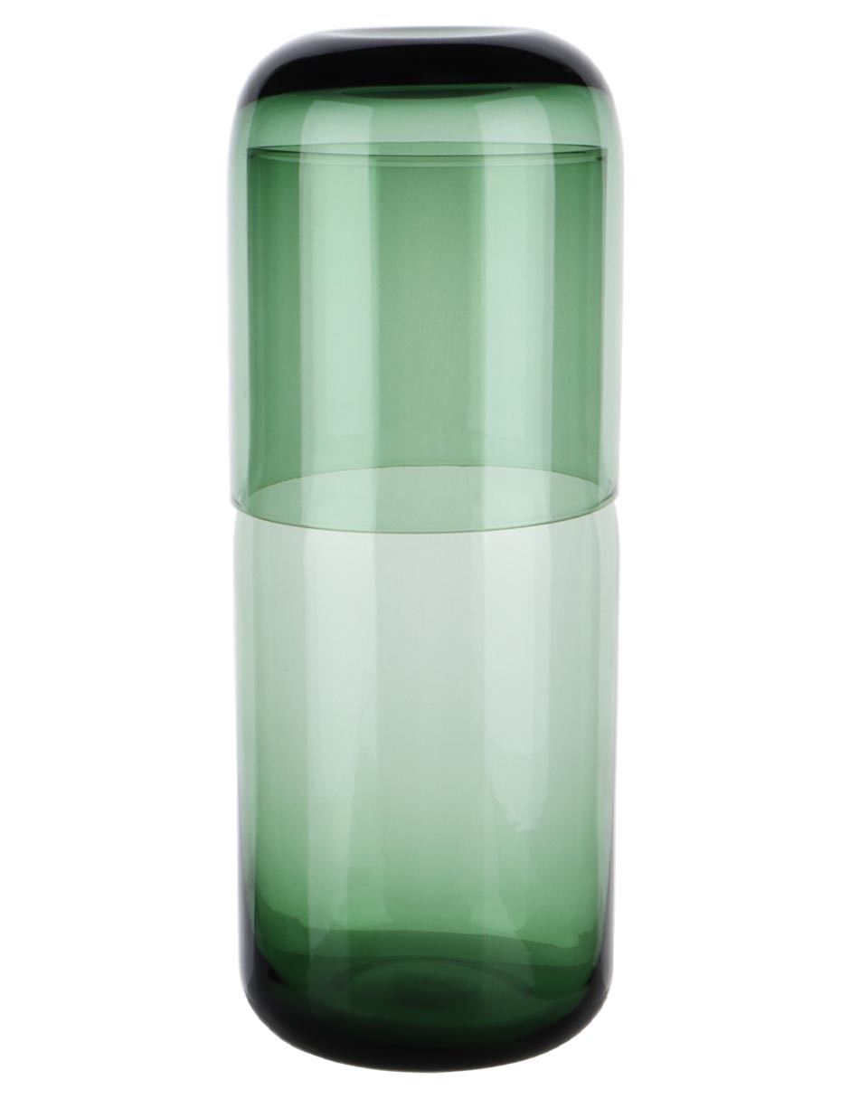 Set jarra con vaso de vidrio Basics