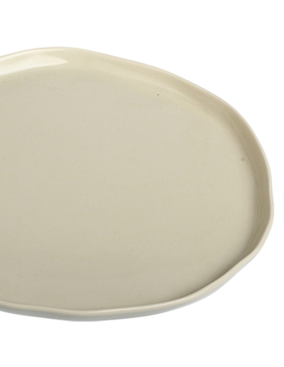 PLATO ENSALADA REDOND, SIN TAMAÑO, BEIGE