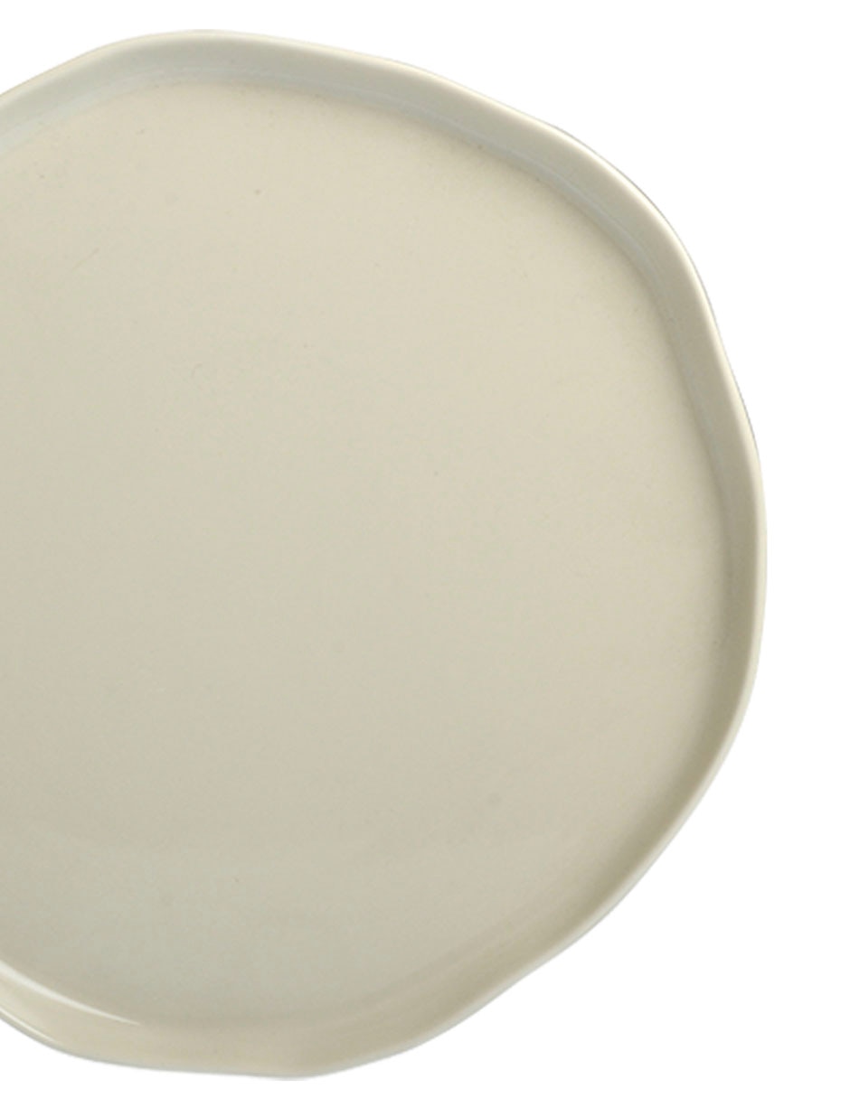 PLATO ENSALADA REDOND, SIN TAMAÑO, BEIGE