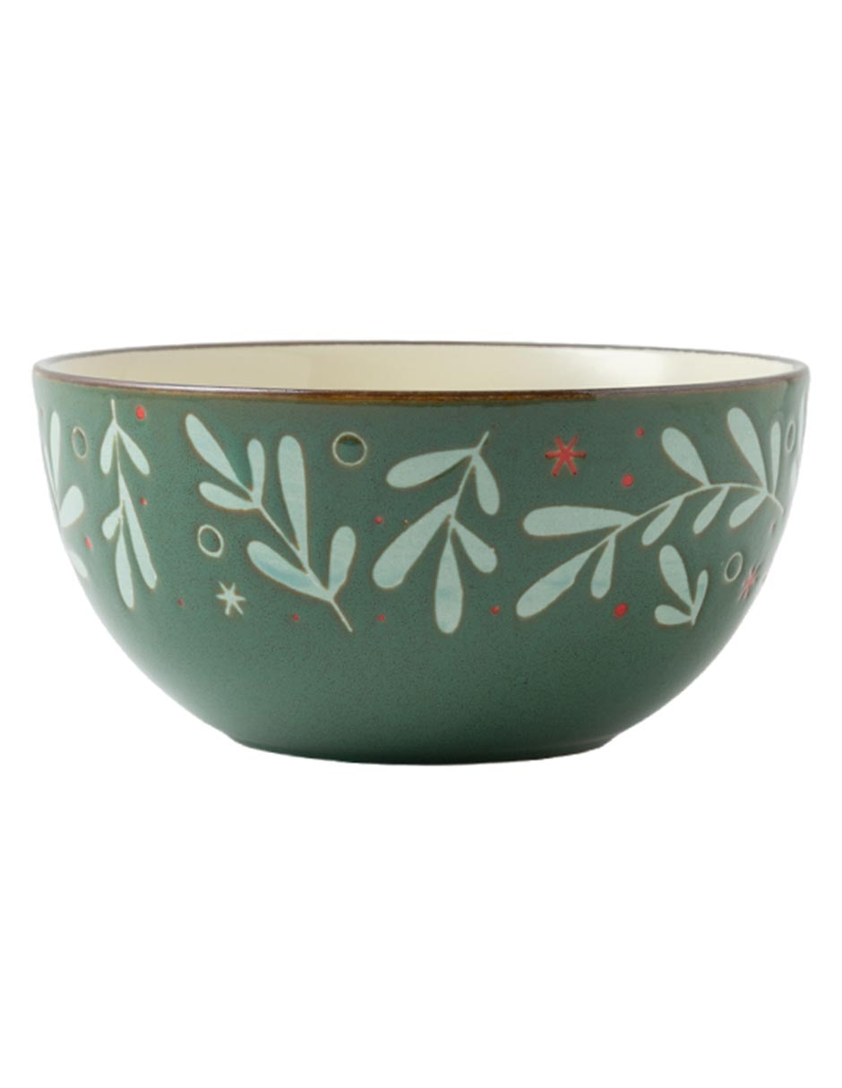 Bowl Navideño de stoneware