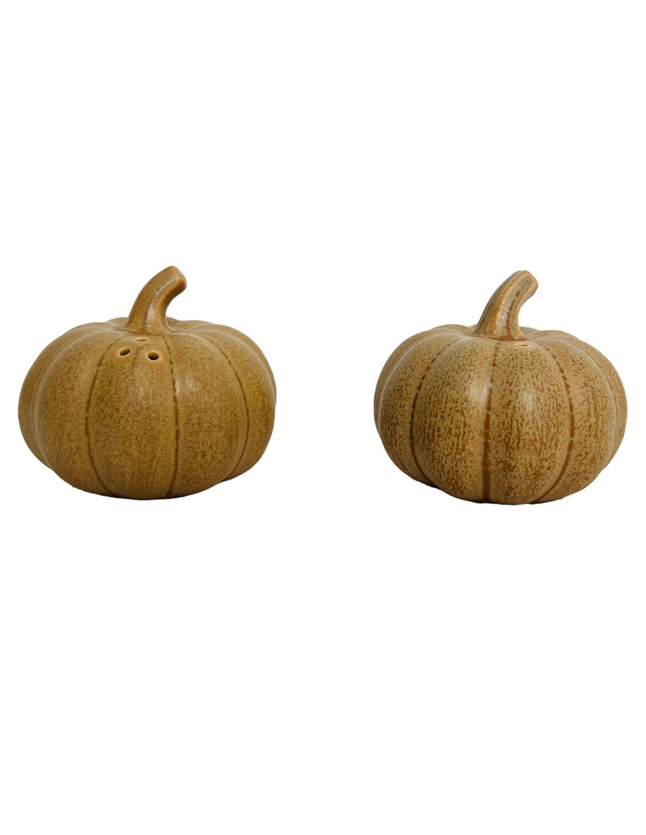 Salero y pimientero Pumpkin Harvest de cerámica Salero y pimientero Pumpkin Harvest de cerámica