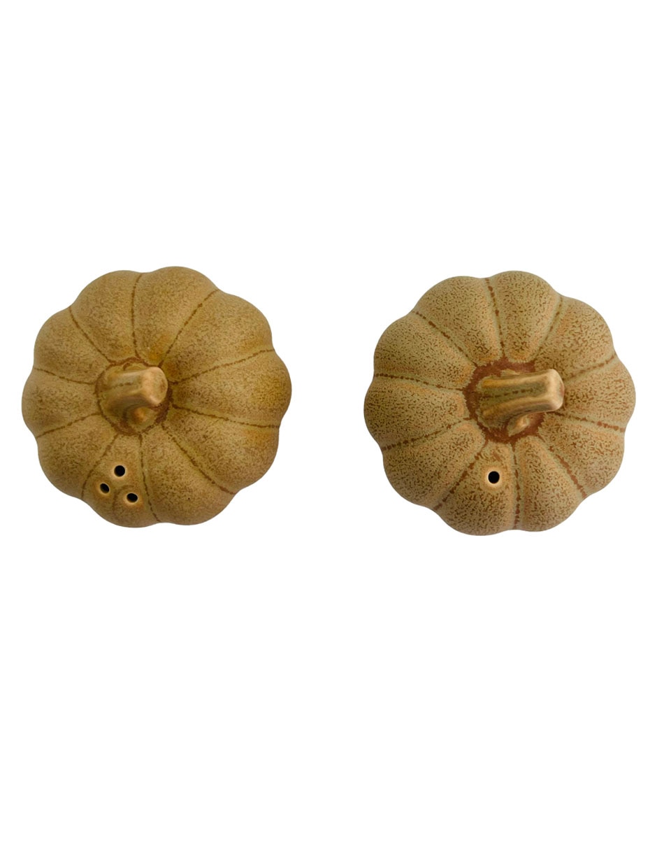 Salero y pimientero Pumpkin Harvest de cerámica 3