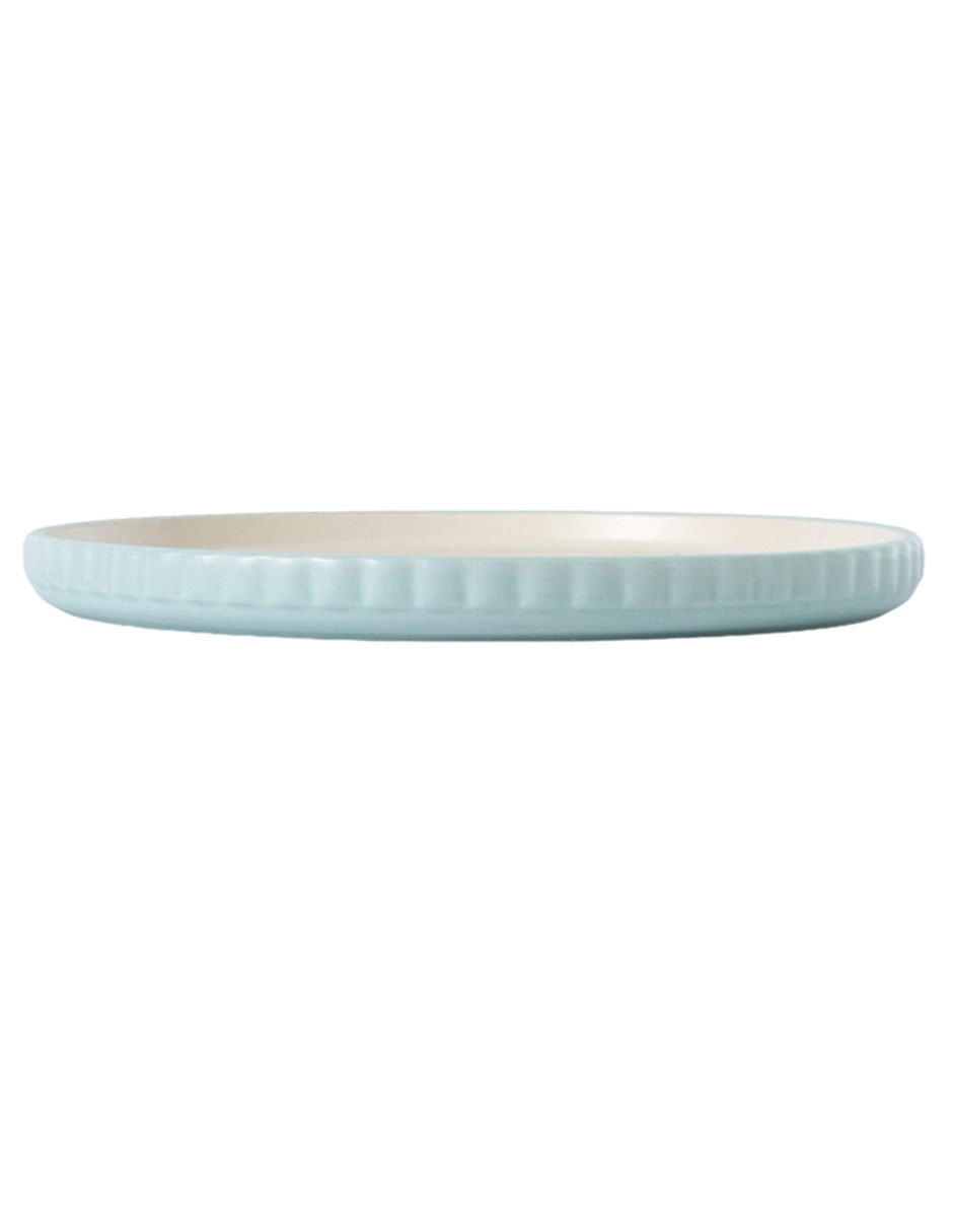 Plato ensalada Sereno Azul de stoneware