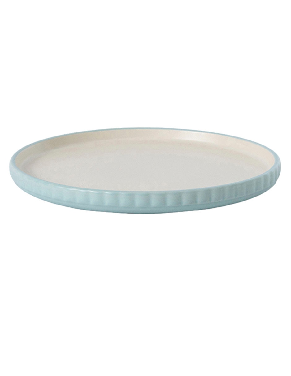 Plato ensalada Sereno Azul de stoneware 2