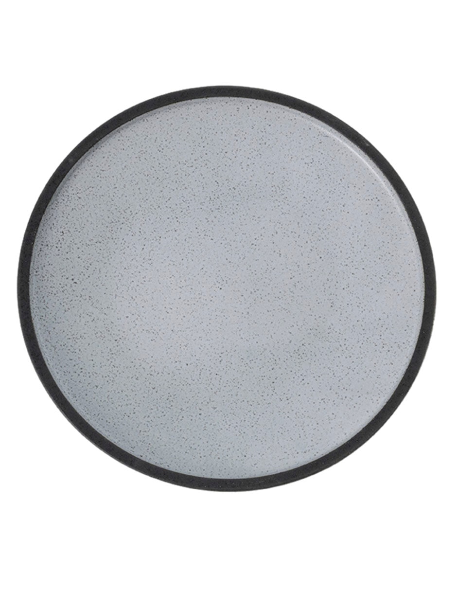Plato trinche Sereno gris de stoneware 3