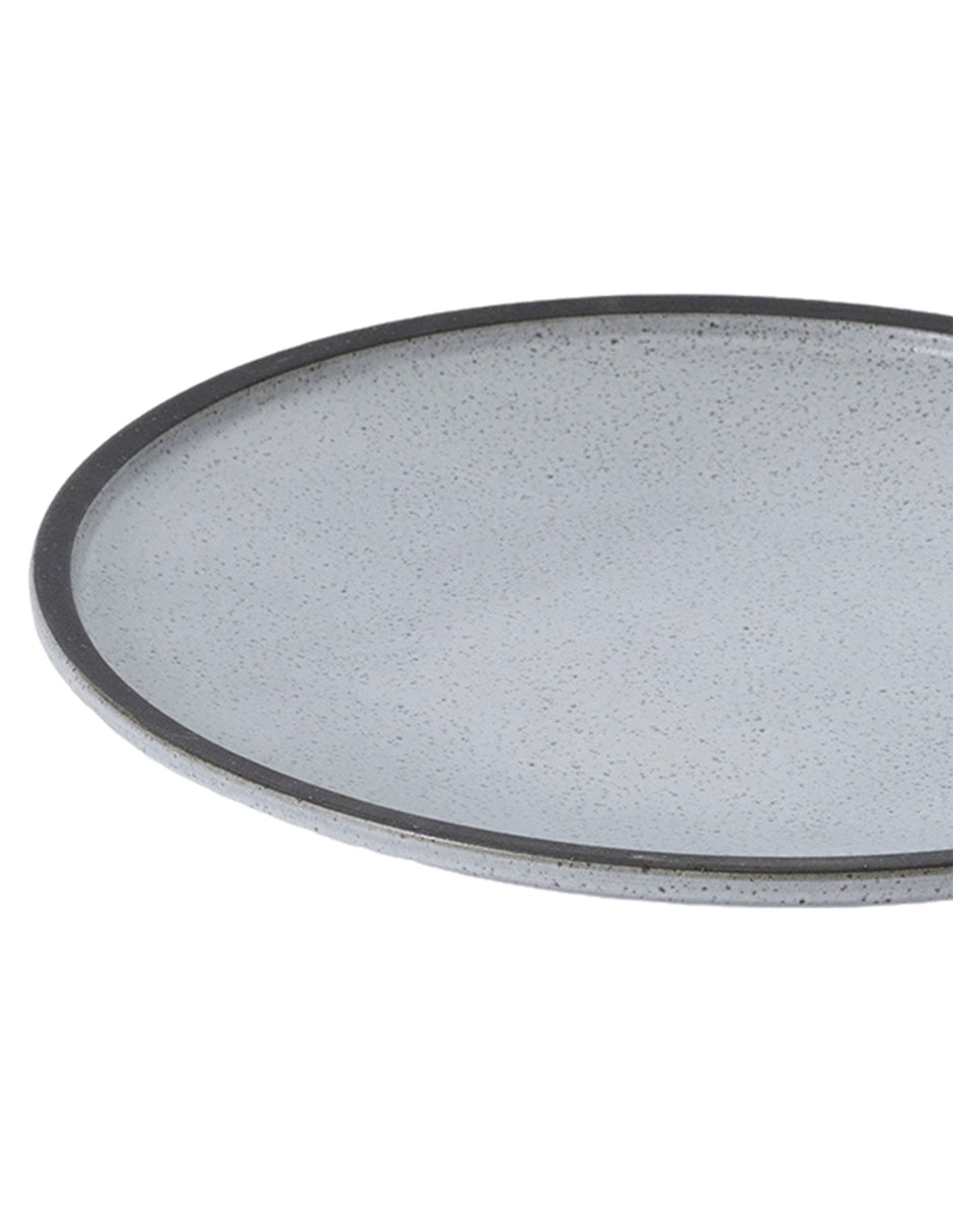 Plato trinche Sereno gris de stoneware 4