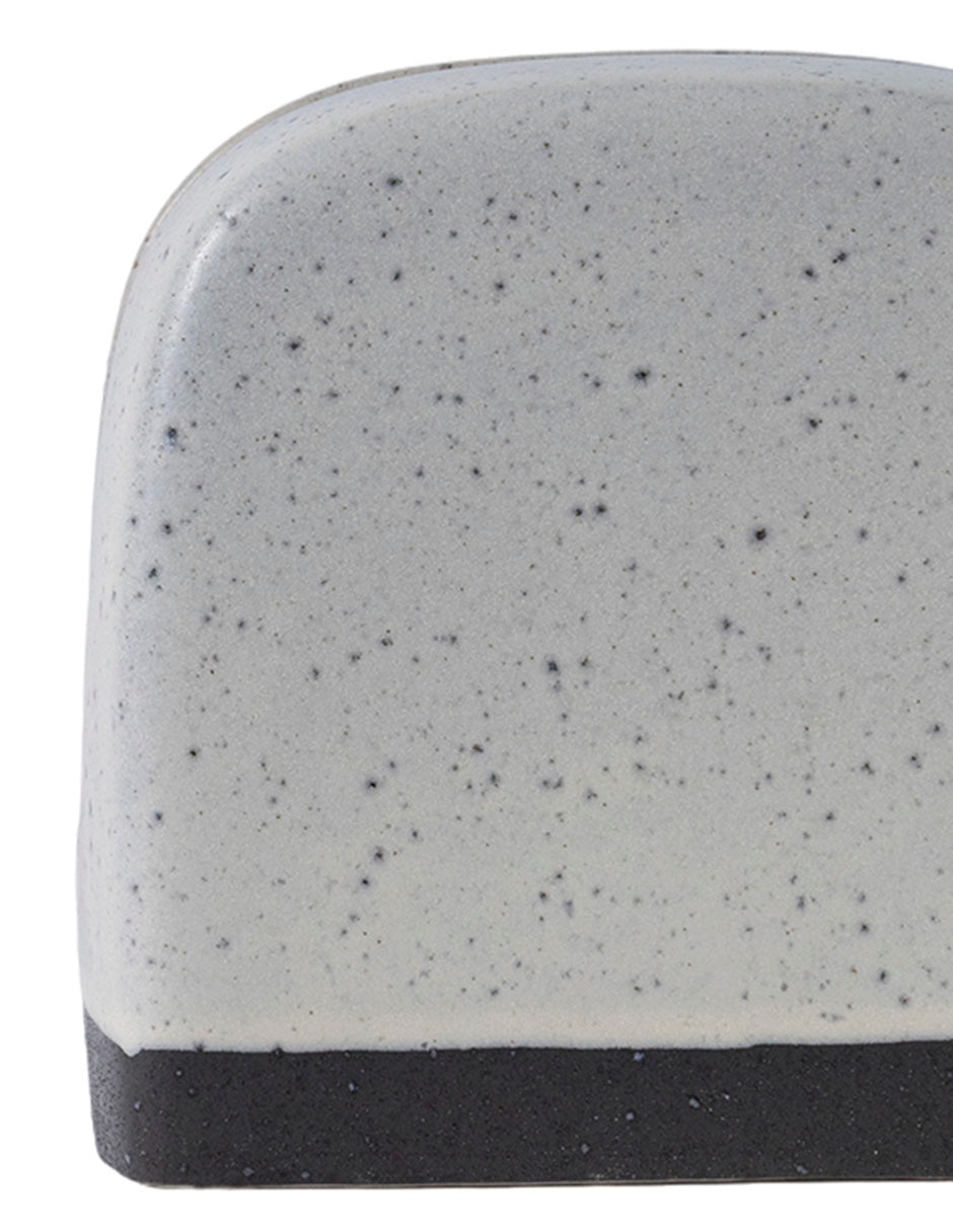 Servilletero Sereno gris de stoneware 4