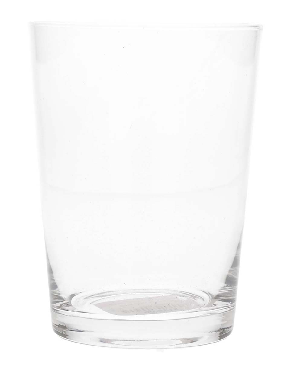 Vaso para agua de vidrio