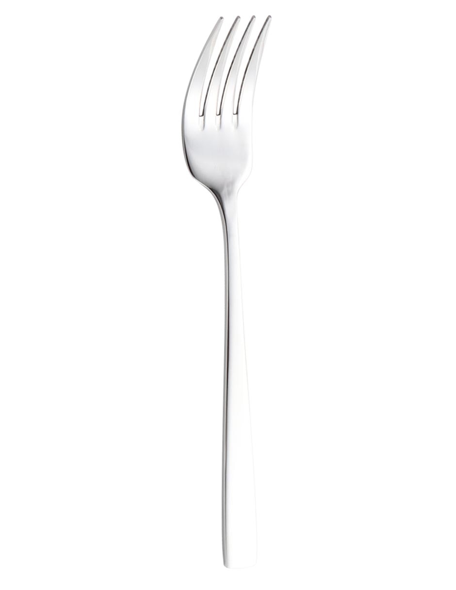 Tenedor Black & Silver de acero inoxidable
