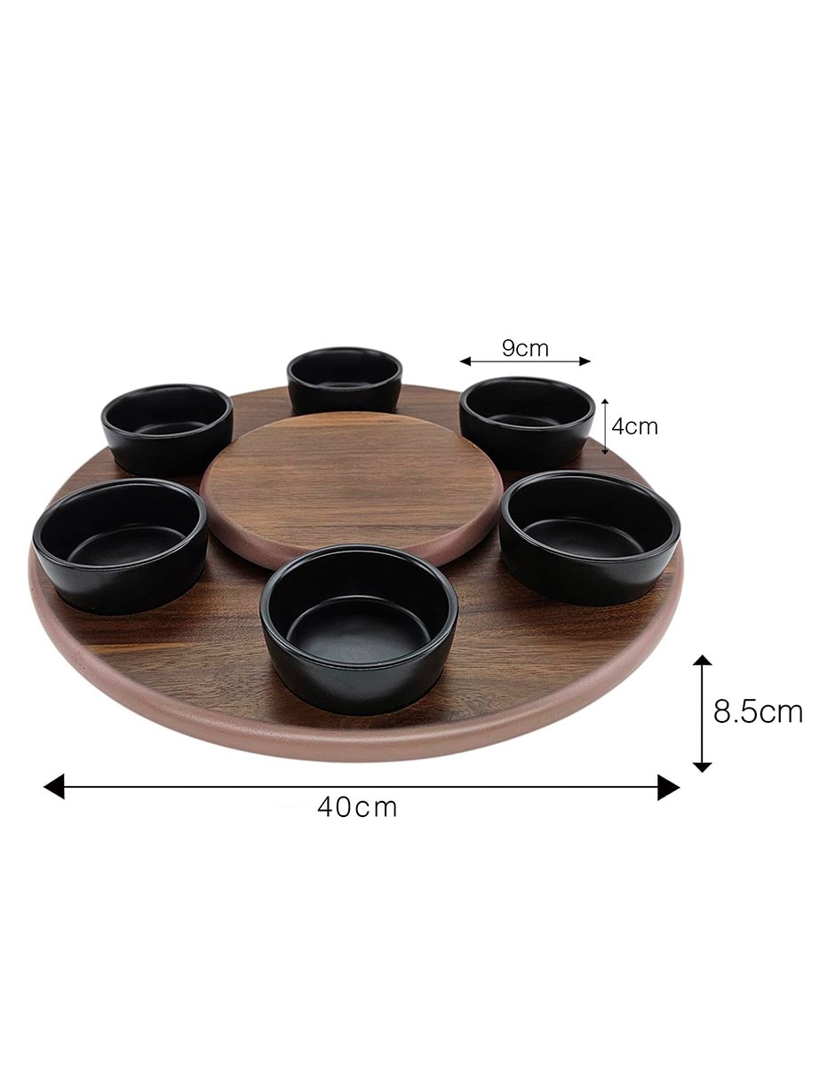 Set bowl Acai & Glass 7 piezas de cerámica 7