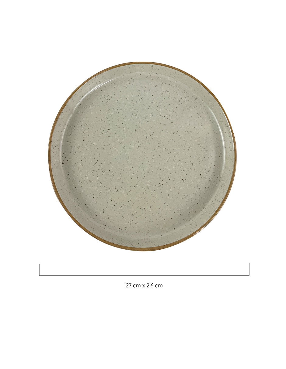 Plato trinche Industrial de stoneware 4