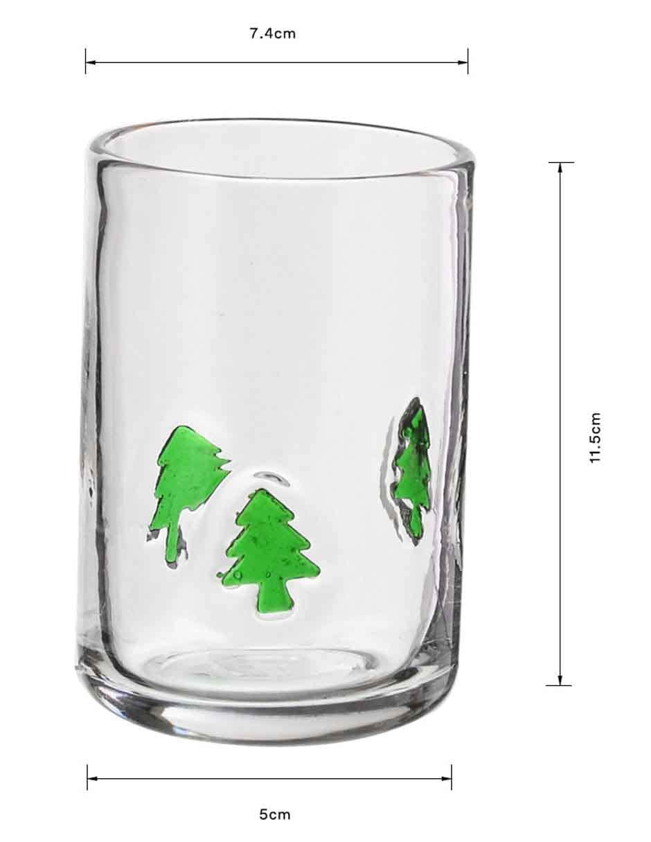 Vaso Cute Christmas de vidrio 4