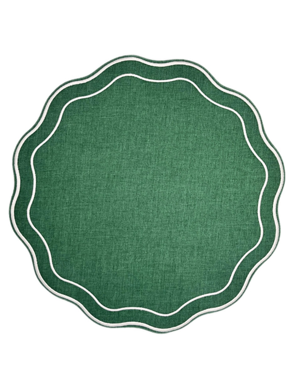 Mantel individual irregular de poliéster 1