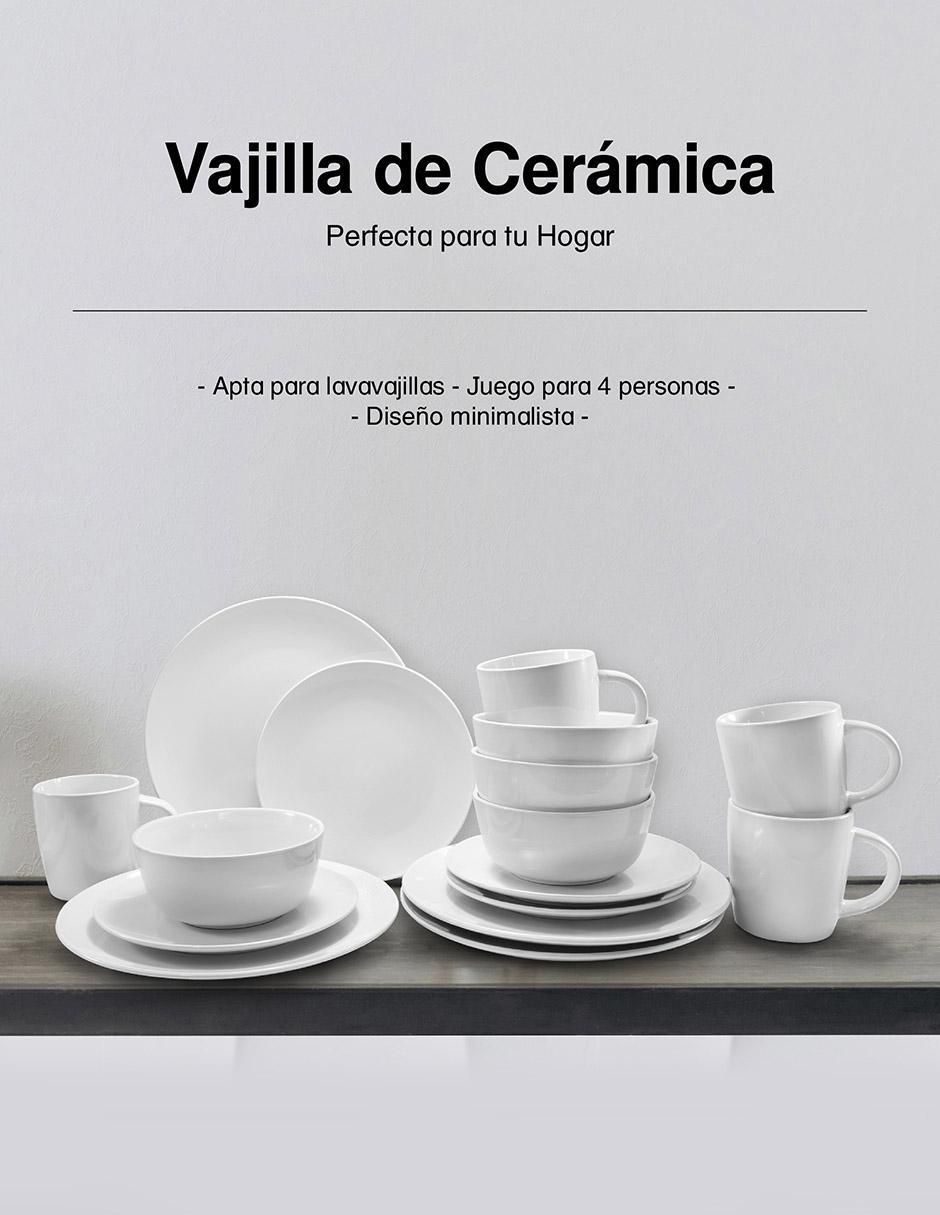 Vajilla cerrada de cerámica para 4 personas 2