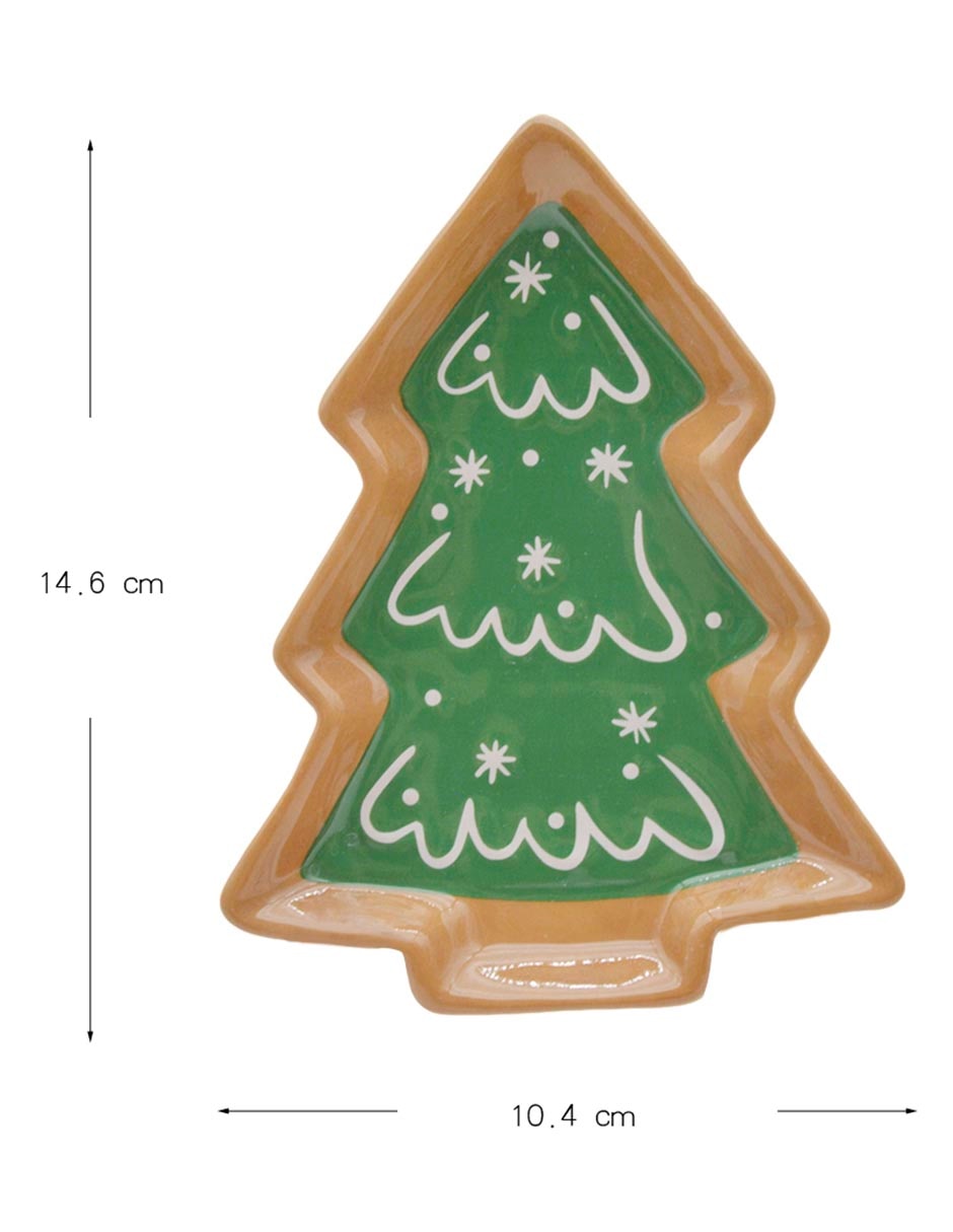 Platón navideño Sweet Ginger de dolomita 5