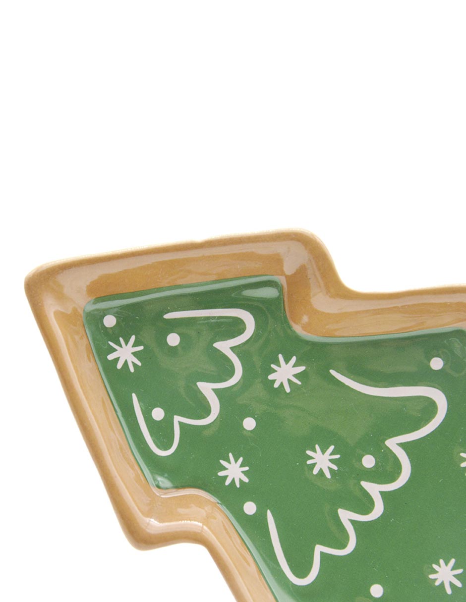 Platón navideño Sweet Ginger de dolomita 4