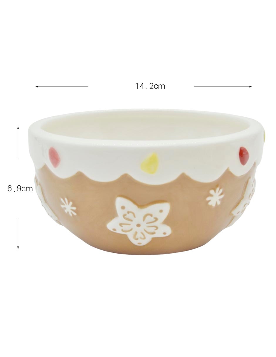 Bowl navideño Sweet Ginger de dolomita 5