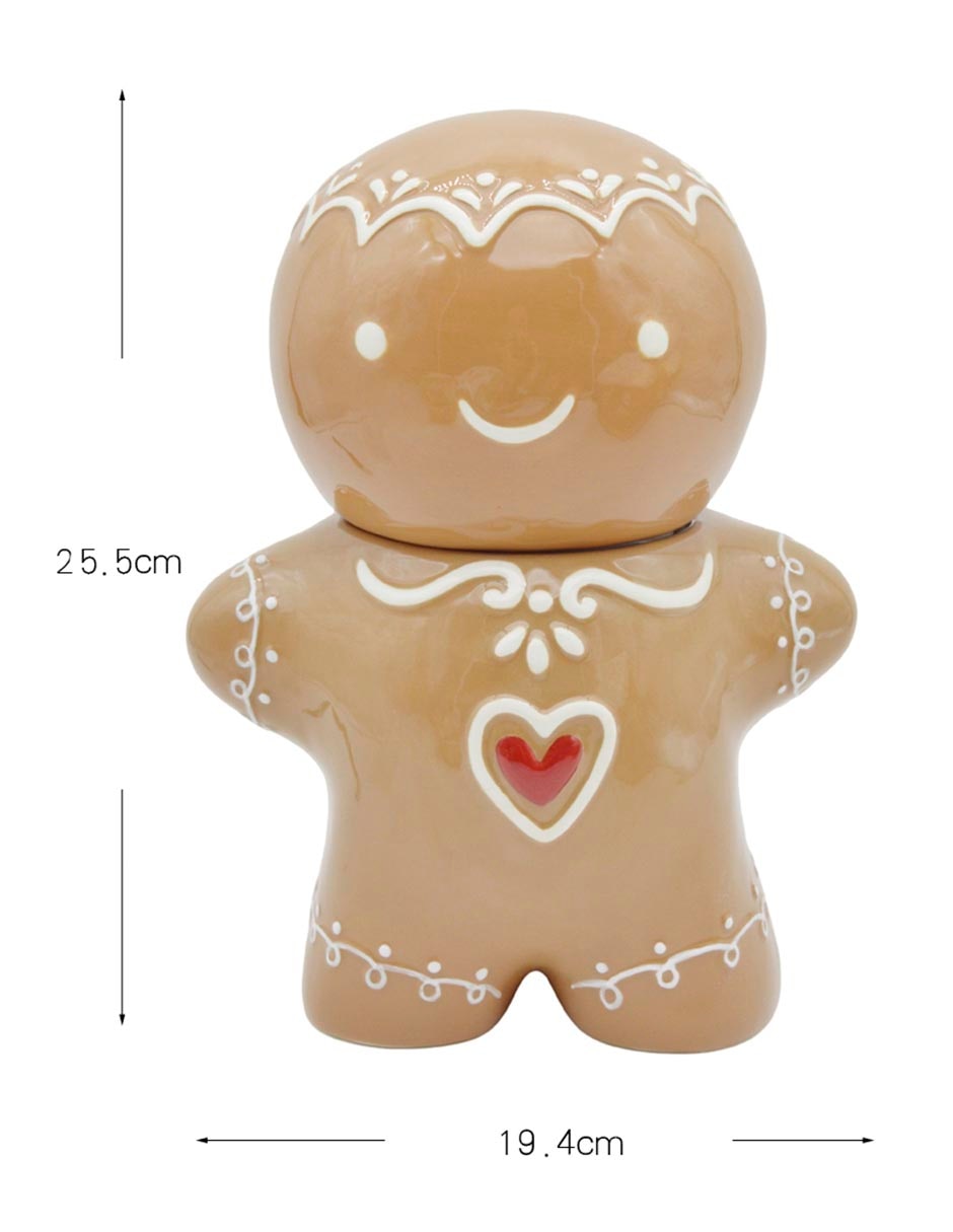 Contenedor navideño Sweet Ginger de dolomita