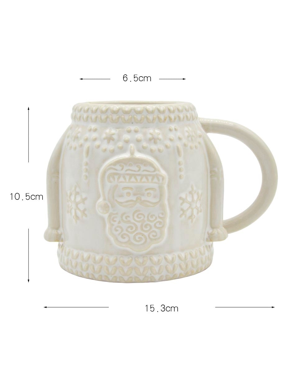 Taza navideña americana Blanca Navidad 5