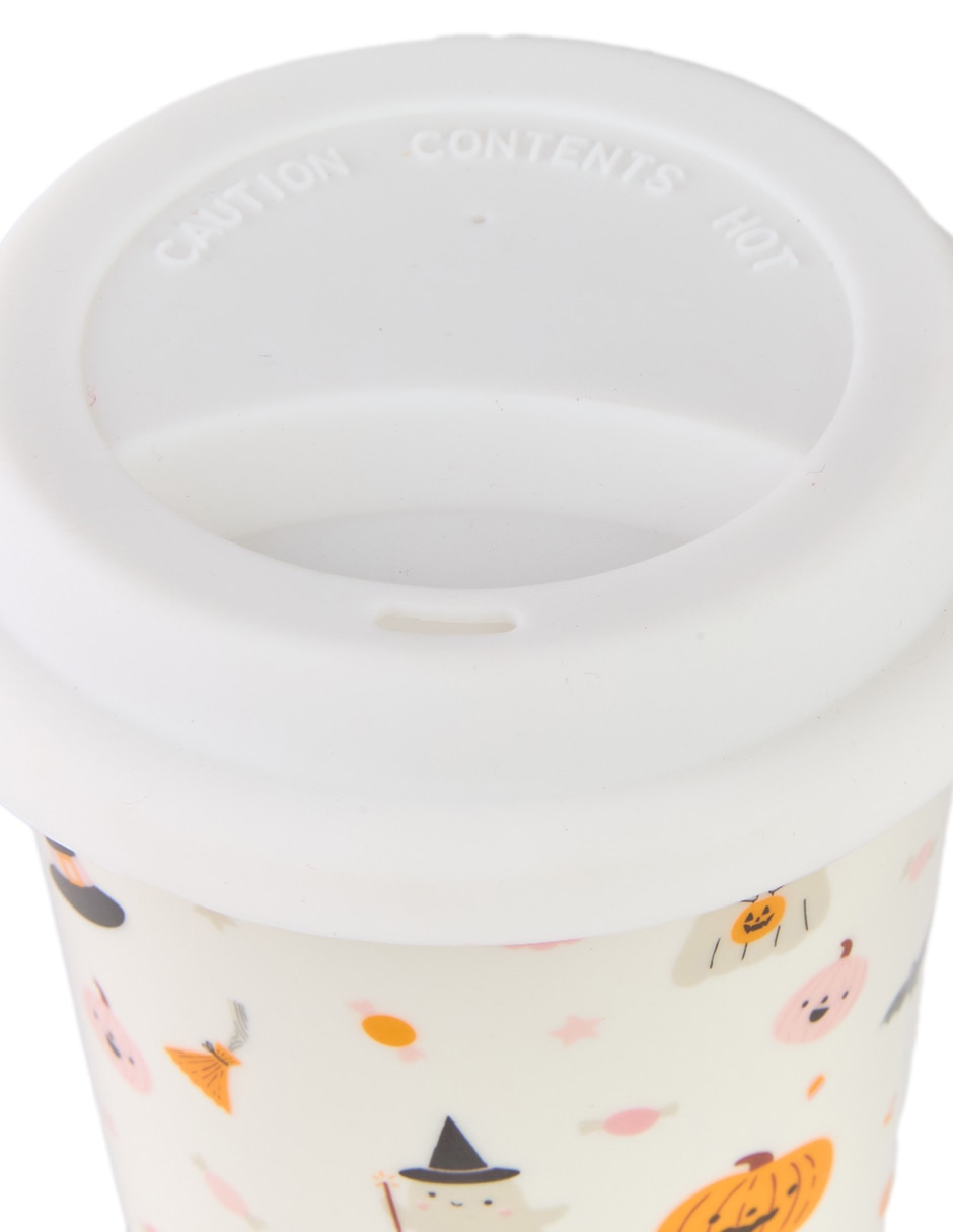 Termo de Halloween de gres con tapa a presión 350 ml 3