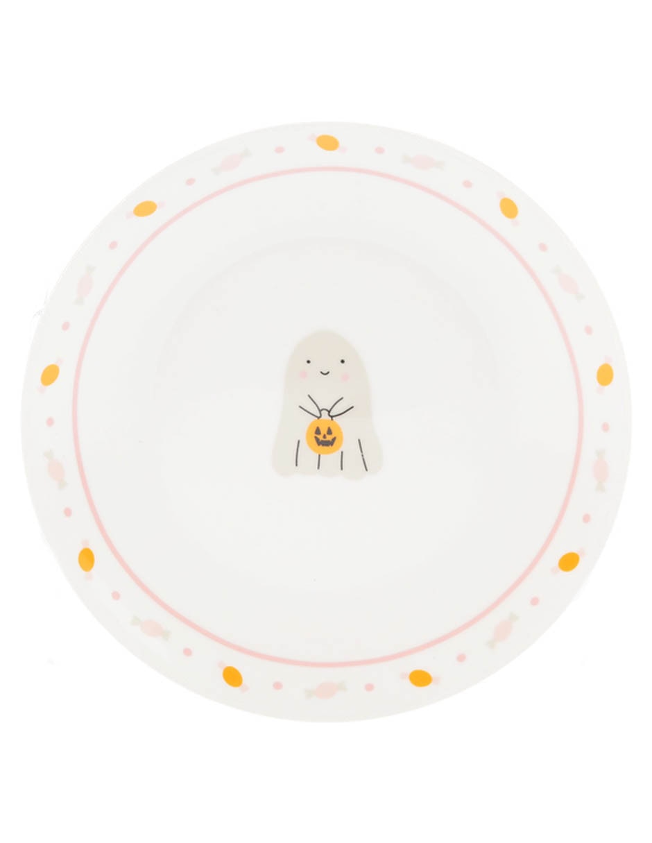 Plato ensalada Halloween Cute de stoneware 2