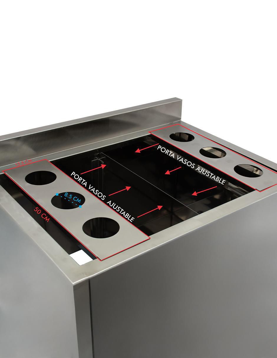 Set cocteles de acero inoxidable 6