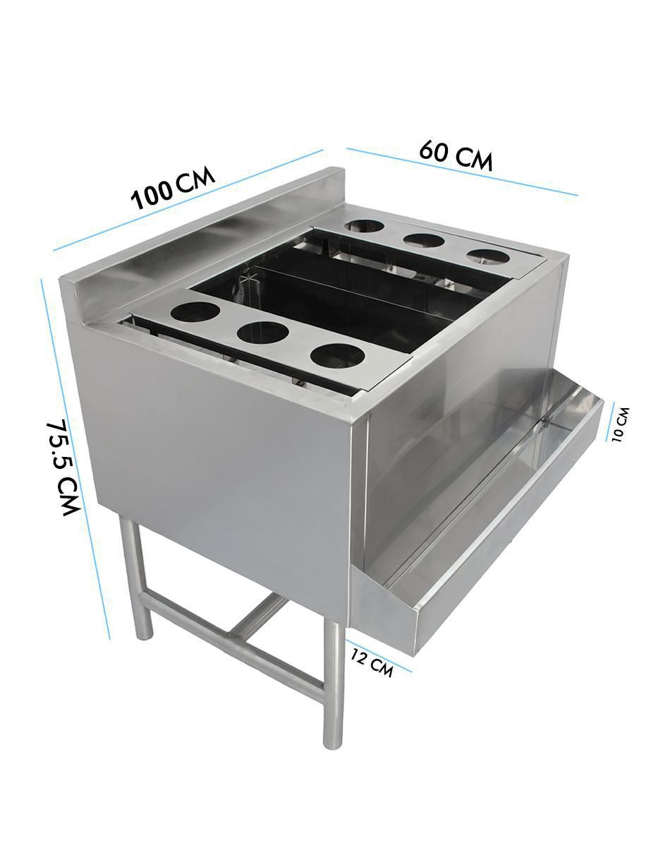 Set cocteles de acero inoxidable 7