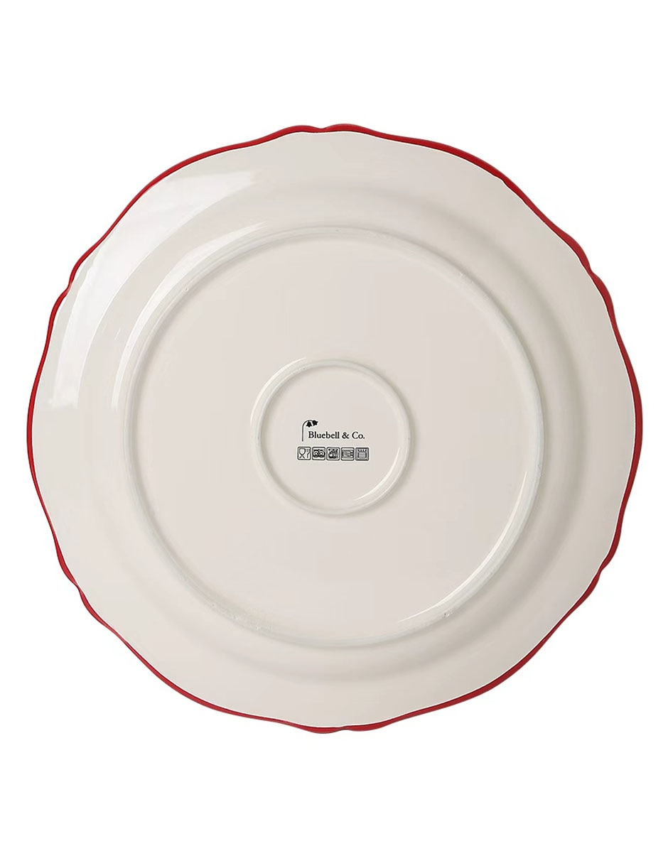 Plato trinche Love Aura de stoneware 2