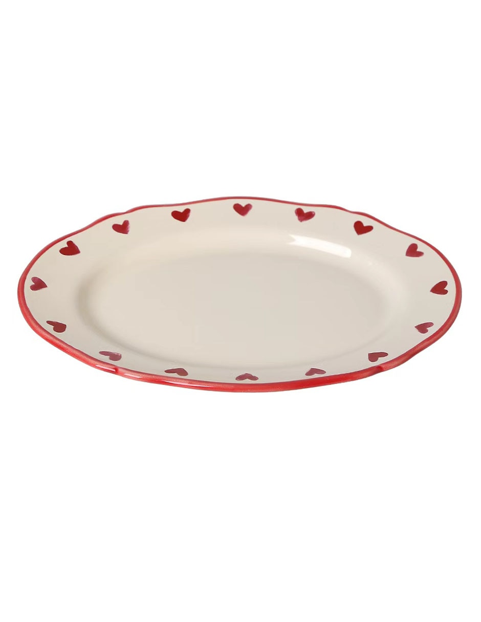Plato trinche Love Aura de stoneware 3