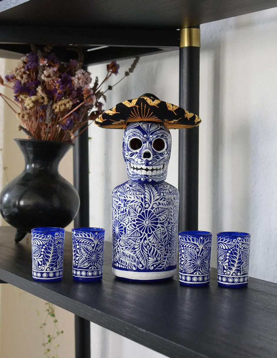 Licorera Mezcal forma irregular 2