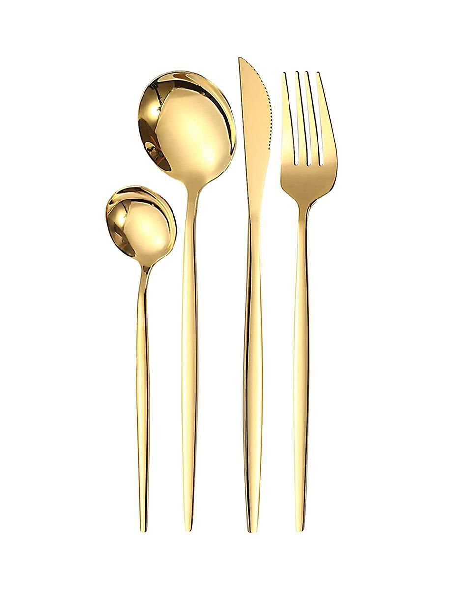 Set cubiertos de acero inoxidable 24 piezas 2