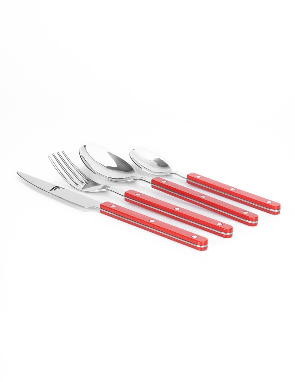 Set cubiertos BILY de acero inoxidable 16 piezas