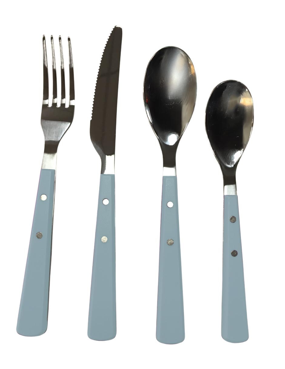 Set cubiertos de acero inoxidable 16 piezas piezas
