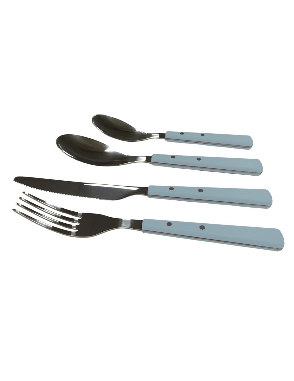 Set cubiertos de acero inoxidable 16 piezas piezas 3