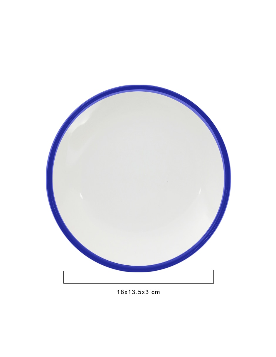 Plato postre LEEDS de stoneware 3