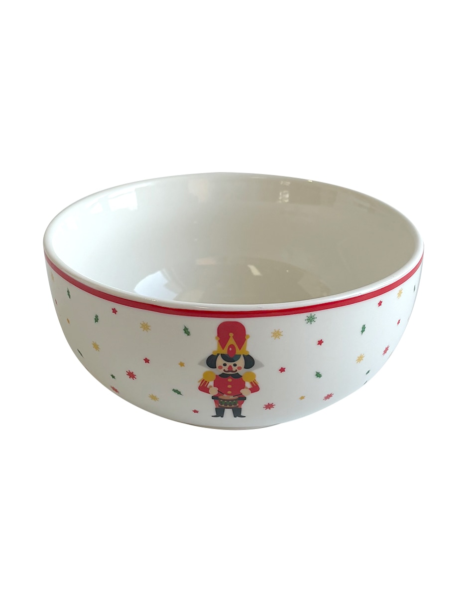 Bowl navideño de porcelana