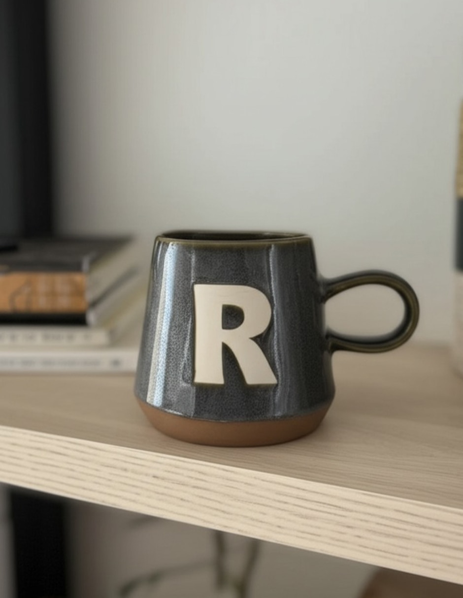 Taza americana letra R 9
