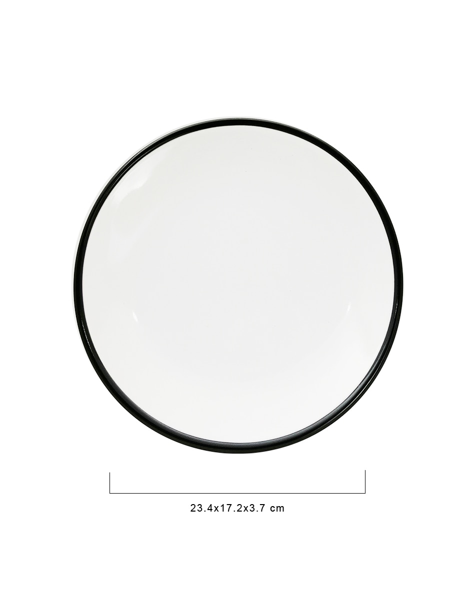 Plato trinche PRESTON de stoneware 3
