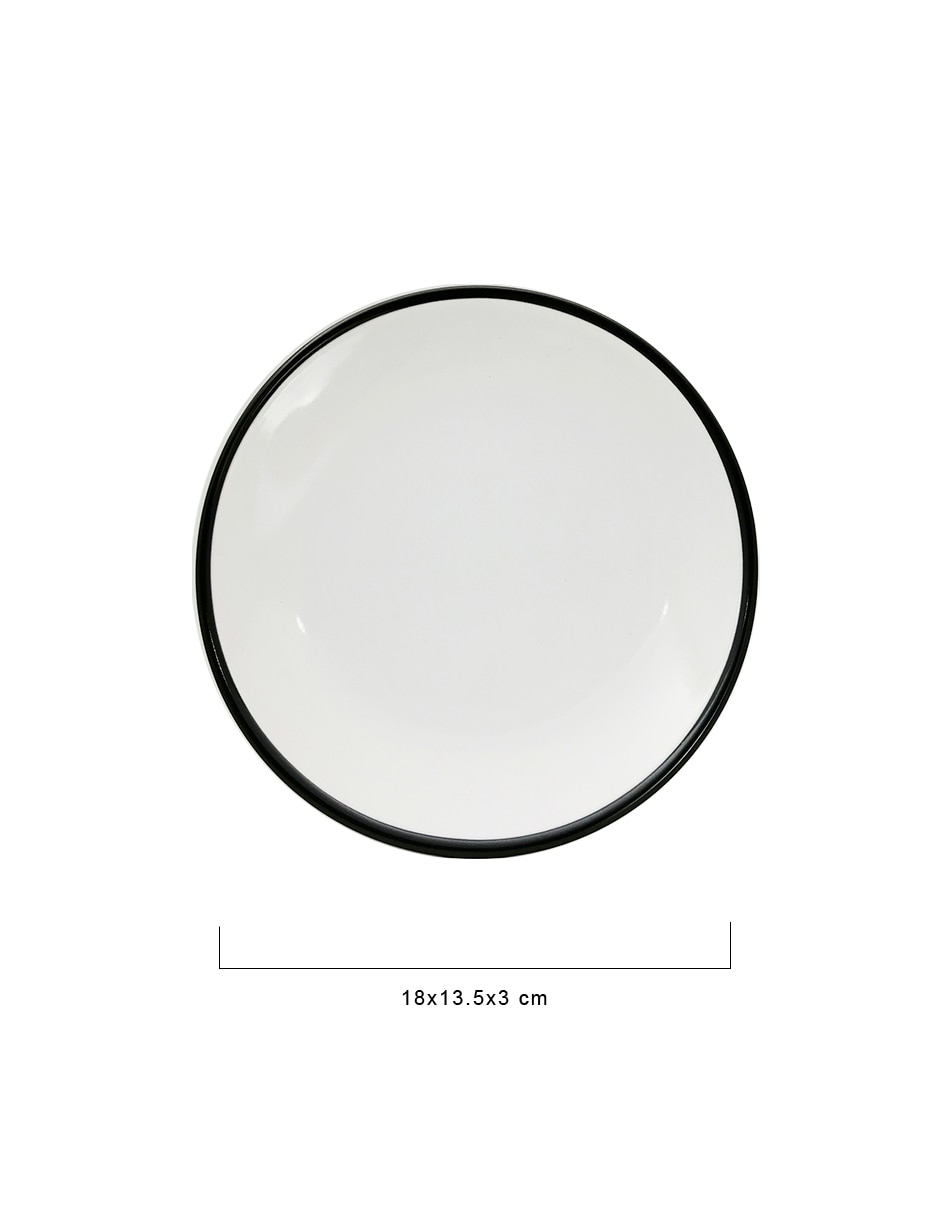 Plato postre PRESTON de stoneware 3