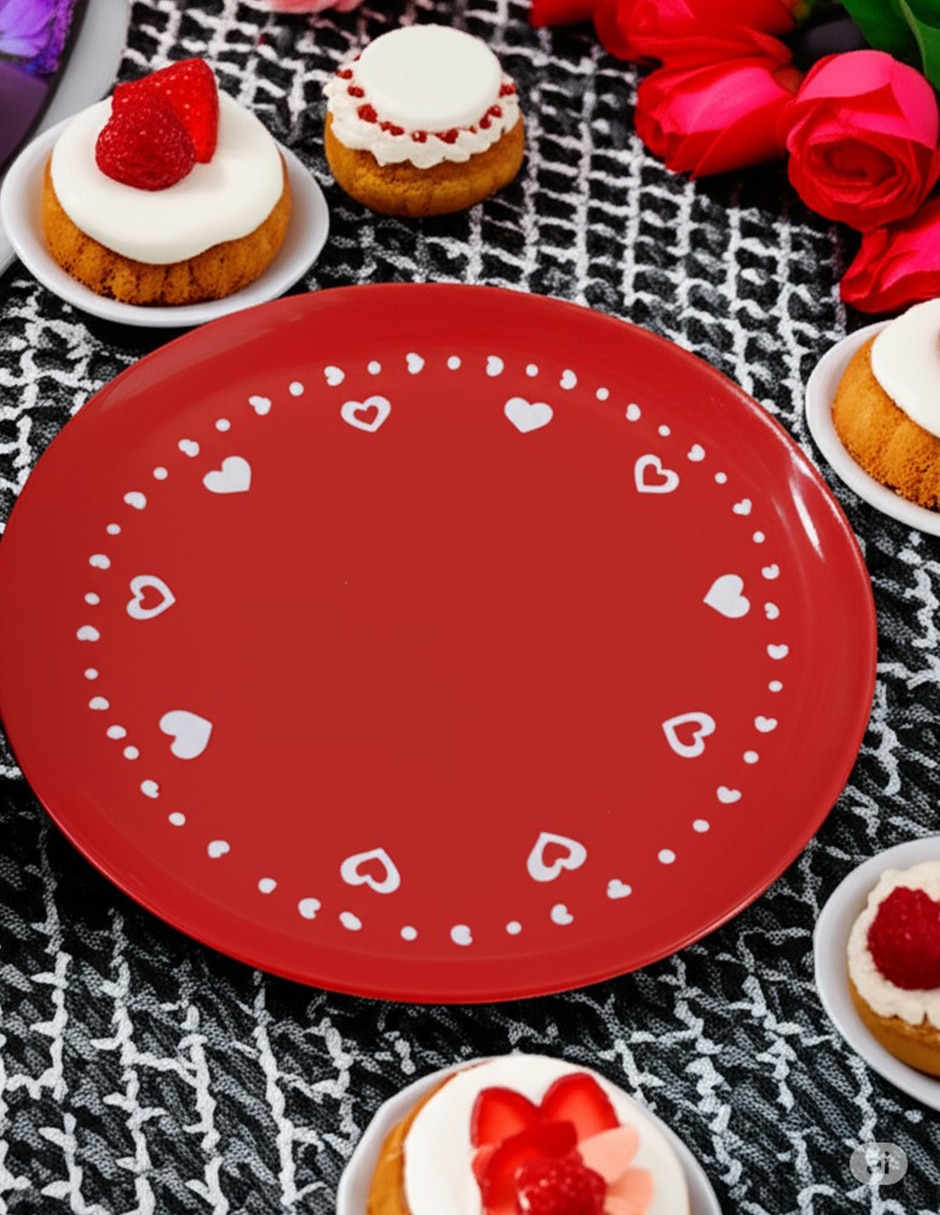 Plato postre SWEETIE de porcelana 4
