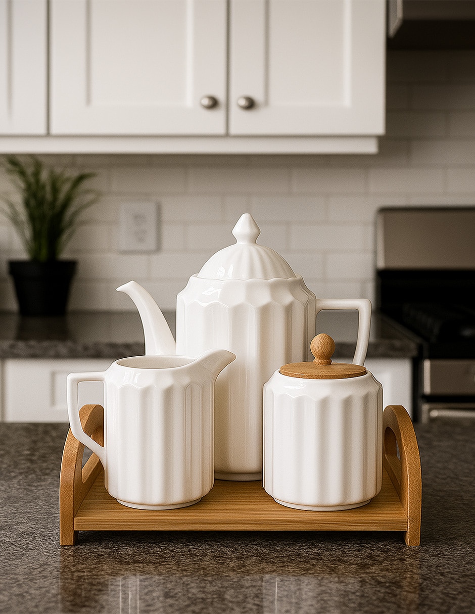 Set azucarera de porcelana 3