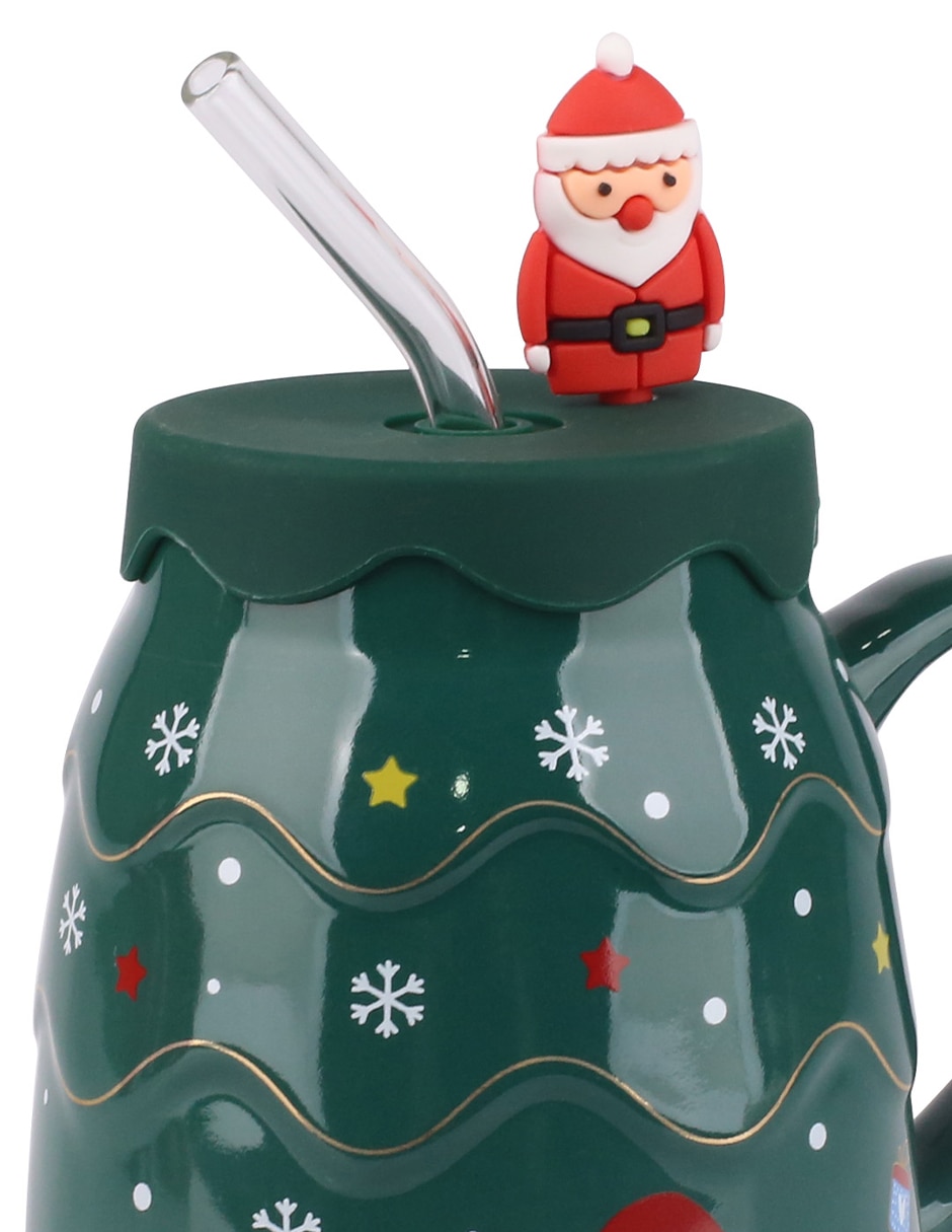 Taza navideña latte Silent Night 4
