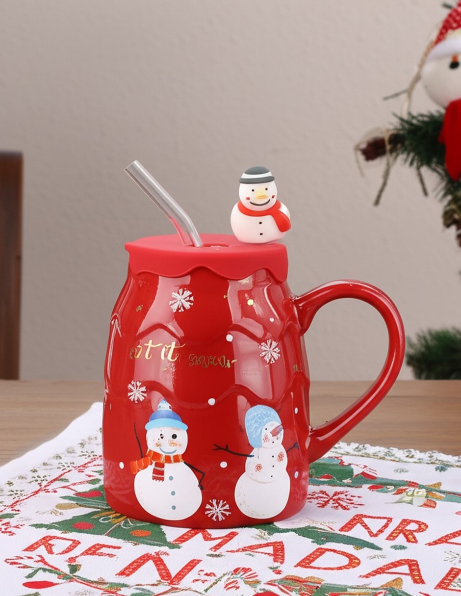 Taza navideña latte Silent Night 5
