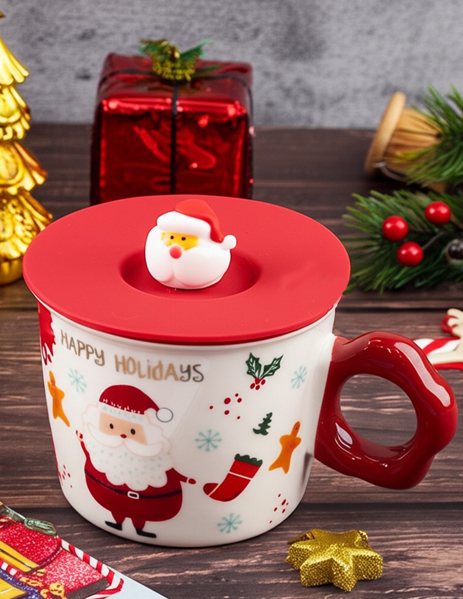 Taza navideña latte North Pole 5
