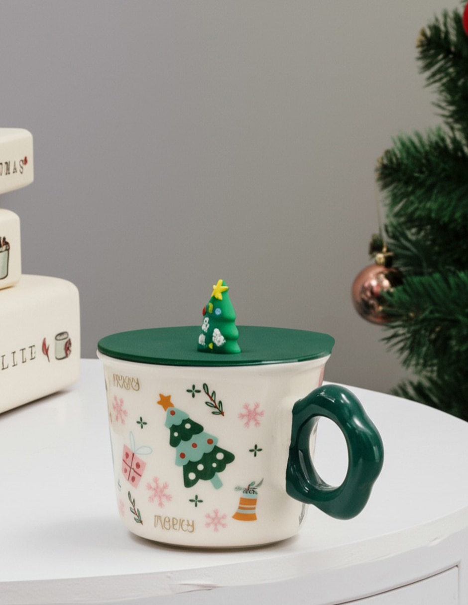 Taza navideña latte North Pole 5