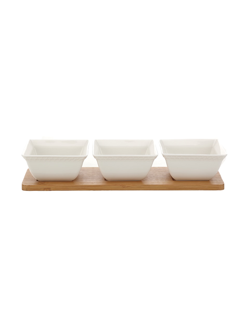 Set salsera Mambu de porcelana