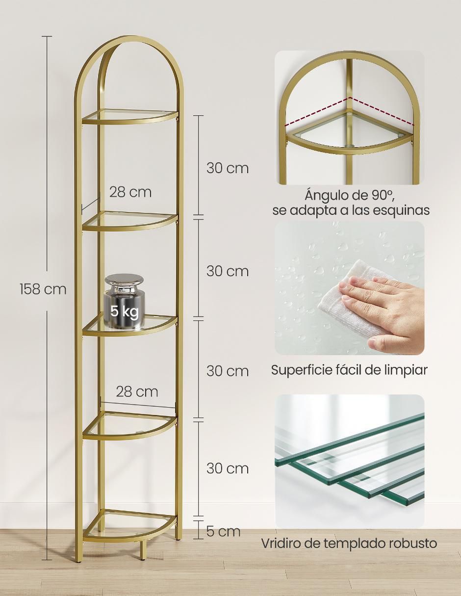 Estante de hierro Baris MLGT810A01 4
